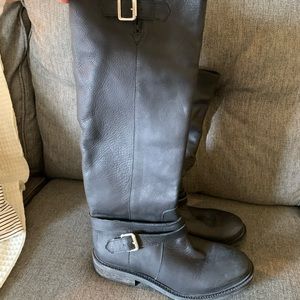 Kurt Geiger black leather boots